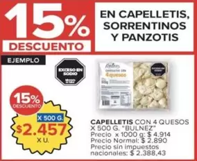 X$ - CAPELLETTIS, SORRENTINOS Y PANZOTIS