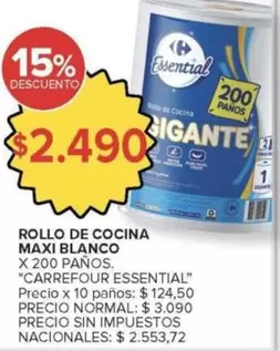 Gigante - ROLLO DE COCINA MAXI