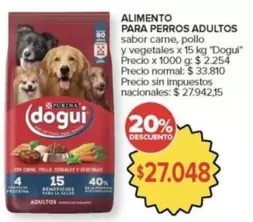 Purina - Alimento para perros adultos sabor carne, pollo y vegetales