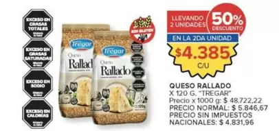 Tregar - Queso Rallado