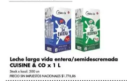vida - Leche larga entera/semidescremada