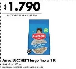 Lucchetti - Arroz largo fino