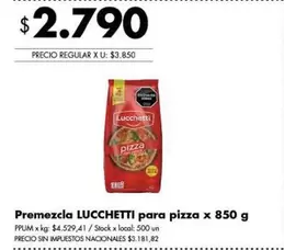 Lucchetti - Premzcla para pizza