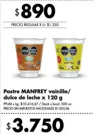 Manfrey - Postre