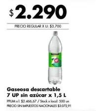 X$ - Gaseosa descartable