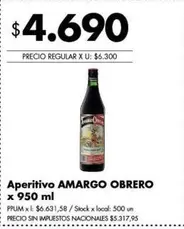 Amargo Obrero - Aperitivo