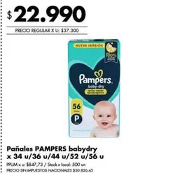 Pampers - Pañales baby-dry