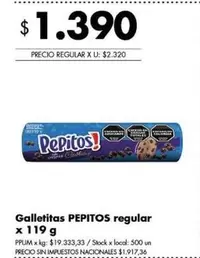 Pepitos - Galletitas regular