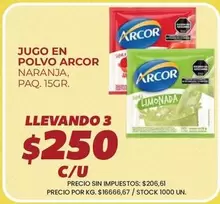 Arcor - JUGO EN POLVO
