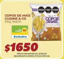 Cuisine - COPOS DE MAÍZ
