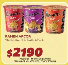 Arcor - RAMEN CUP