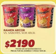 Arcor - RAMEN CUP