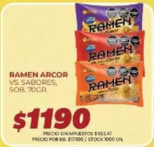 Arcor - RAMEN ARCOR