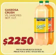 Crush - GASEOSA