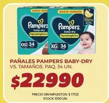 Pampers - PAÑALES BABY-DRY