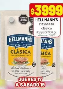 Hellmann's - Mayonesa Clásica