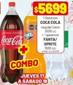 Coca cola - Gaseosa COCA COLA, FANTA, SPRITE