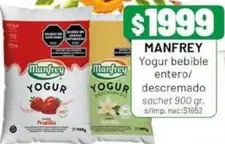 Manfrey - Yogur bebible entero/descremado