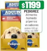 Pedigree - Alimento h
uevo p/perros vs sabores