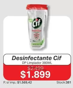 Cif - Desinfectante