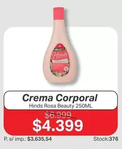 Hinds - Crema Corporal