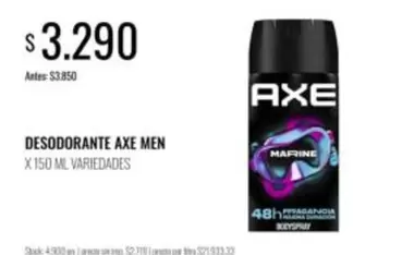 Axe - DESODORANTE