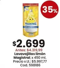Magistral - Lavavajillas limón