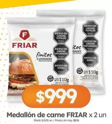 Friar - Medallón de carne