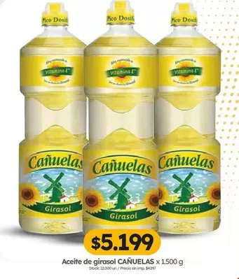 cañuelas - Aceite de girasol