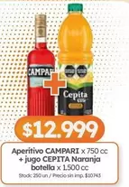 Cepita - Aperitivo + jugo Naranja