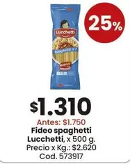 Lucchetti - Fideo spaghetti