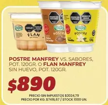 Manfrey - Postre o Flan