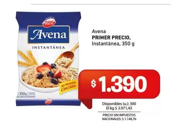 Primer - Avena Instantánea