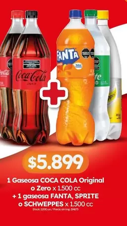 Coca cola - Gaseosa Original o Zero