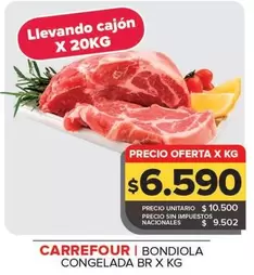 Carrefour - Bondiola Congelada