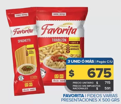 Favorita - Fideos