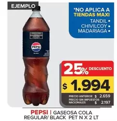 Pepsi - Gaseosa Cola Regular