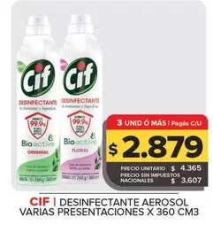 Cif - Desinfectante Aerosol
