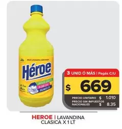 Heroe - Lavandina Clásica