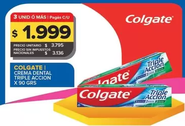 Colgate - Crema Dental Triple Action
