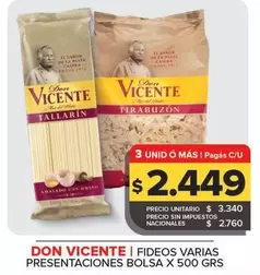 Don Vicente - Fideos
