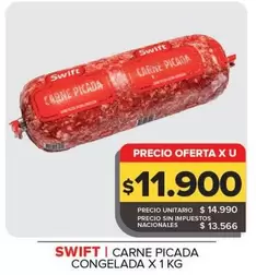Swift - Carne Picada Congelada