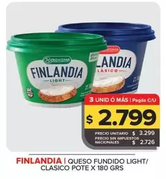 La Serenísima - Queso Fundido Light/Classico Finlandia