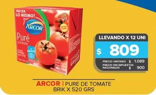 Arcor - Pure De Tomate