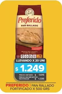 Preferido - Pan Rallado Fortificado