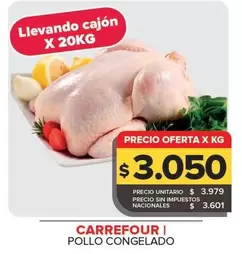 Carrefour - Pollo Congelado