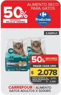 Carrefour - Alimento Gatos Adultos