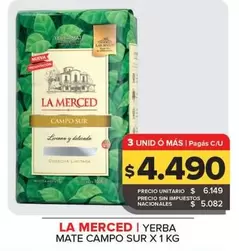 La Merced - YERBA MATE CAMPO SUR