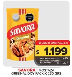 Savora - Mostaza Original