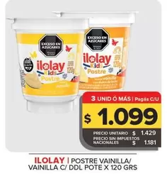 Ilolay - Postre Vainilla